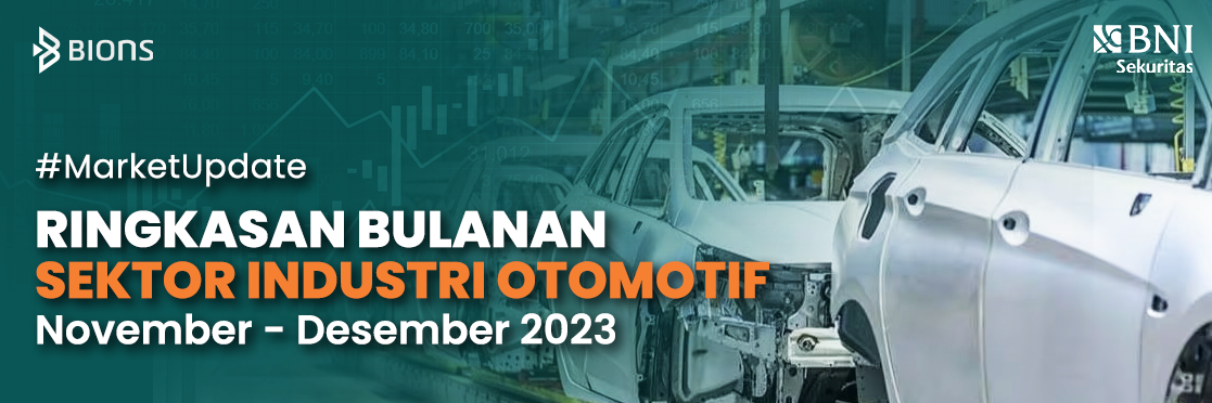 Ringkasan Bulanan Sektor Industri Otomotif, November - Desember 2023