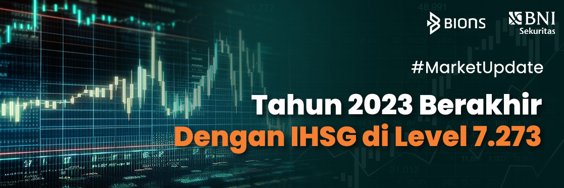 Tahun 2023 Berakhir Dengan IHSG di Level 7.273