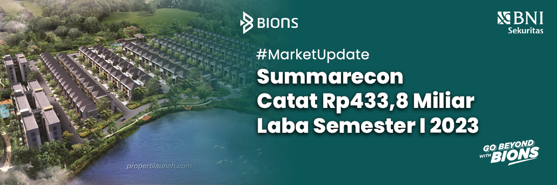 Summarecon Catat Rp433,8 Miliar Laba Semester I 2023 